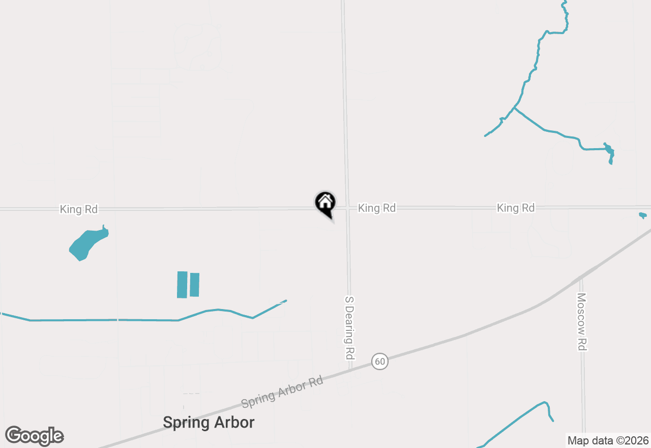 Map of 132 Remington Drive, Spring Arbor, MI 49283