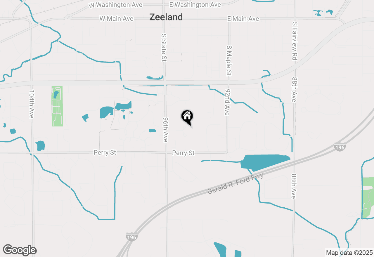 Map of 1740 N Trillium Circle, Zeeland, MI 49464