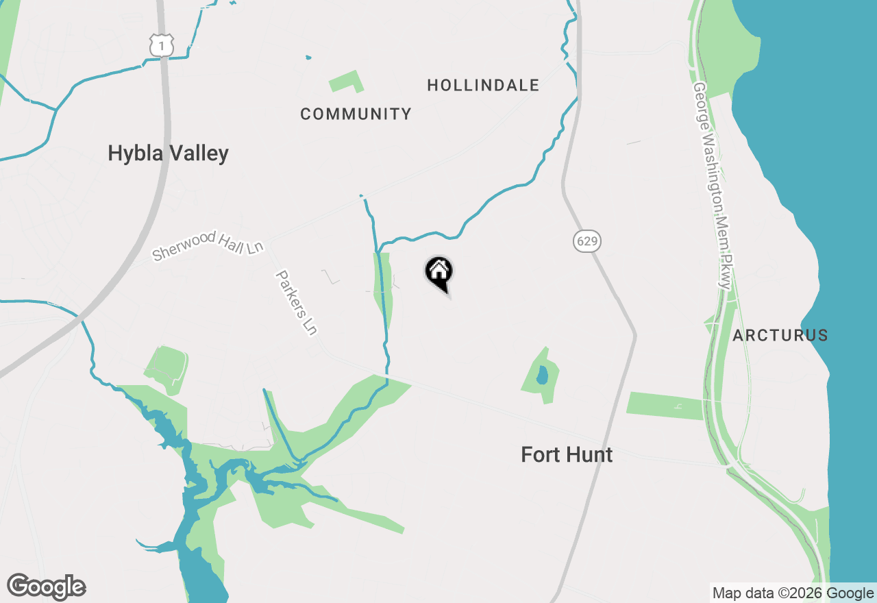 Map of 2010 Clark Place, Alexandria, VA 22308