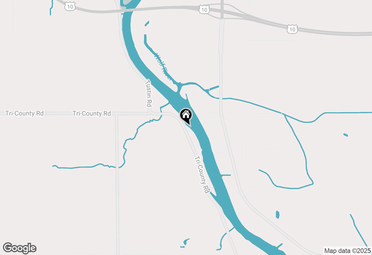 Map of 9692 County Road H, Fremont, WI 54940
