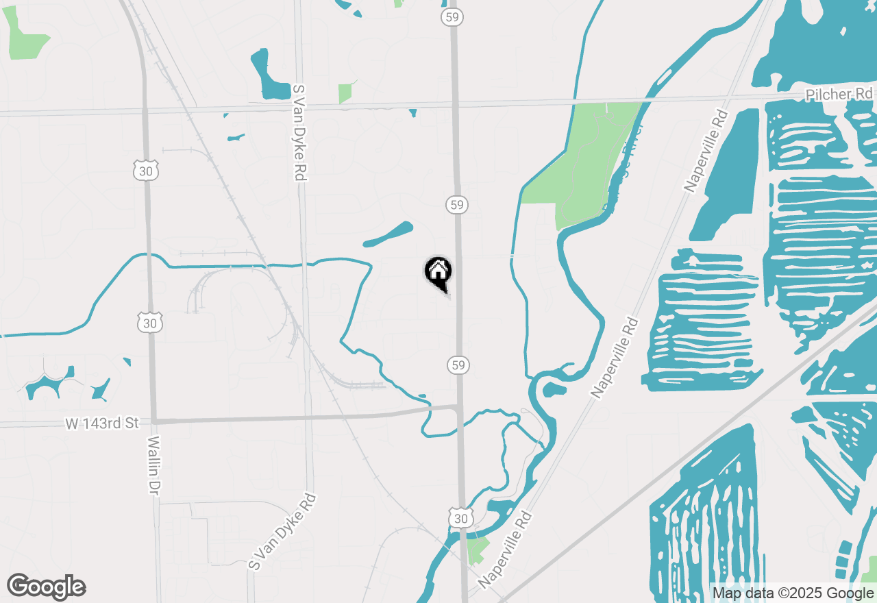 Map of 14005 S Kelly Avenue, Plainfield, IL 60544