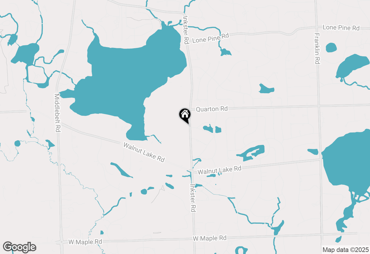 Map of 5620 Inkster Road, West Bloomfield, MI 48323