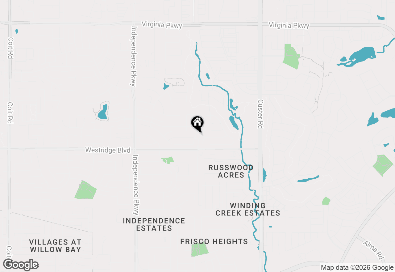 Map of 1413 Lacewing Drive, Mckinney, TX 75072