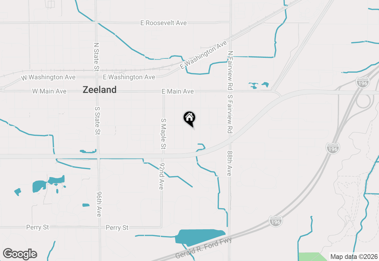 Map of 220 S Division Street, Zeeland, MI 49464