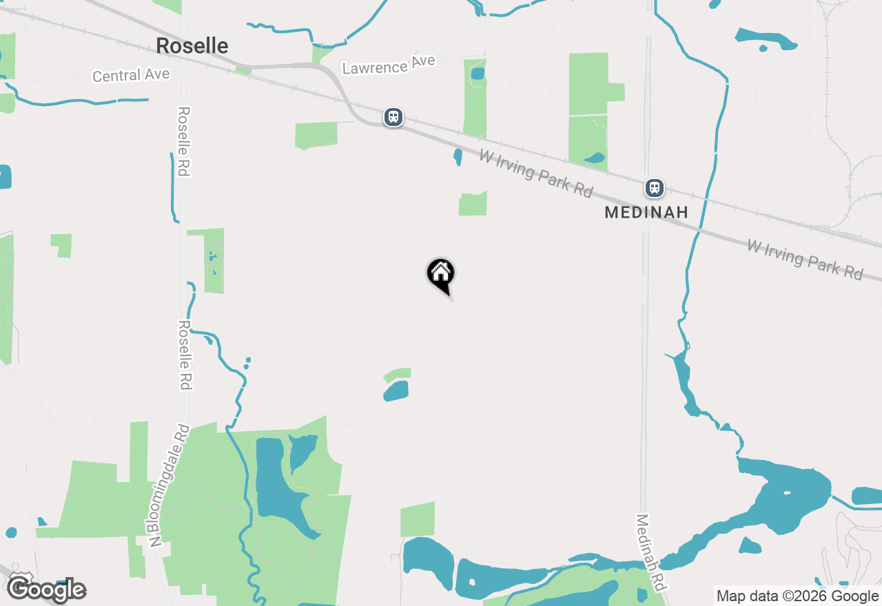 Map of 662 Orchard Court, Roselle, IL 60172