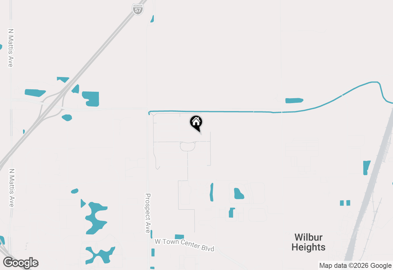 Map of 404 Krebs Drive, Champaign, IL 61822