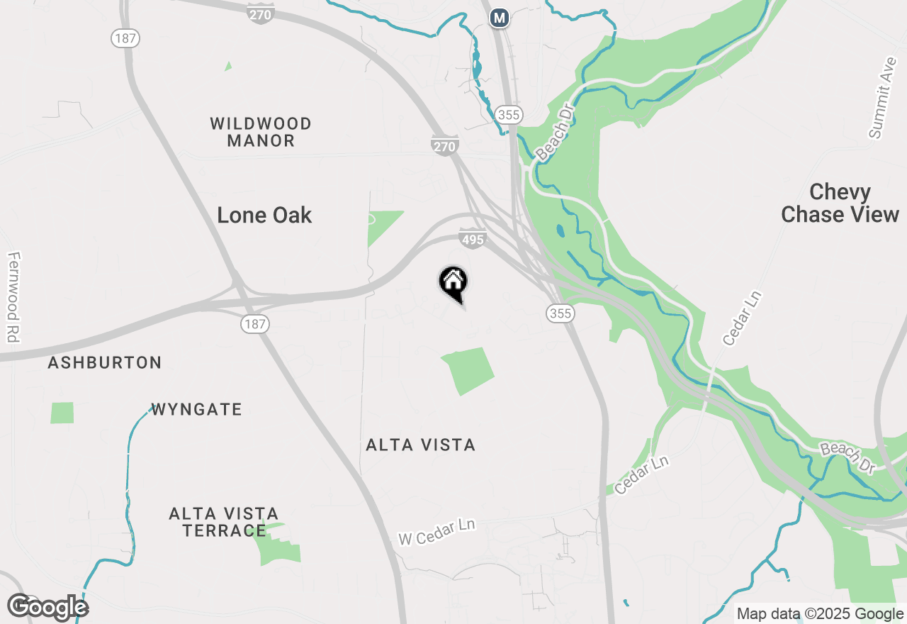 Map of 5225 Pooks Hill Road #502S, Bethesda, MD 20814