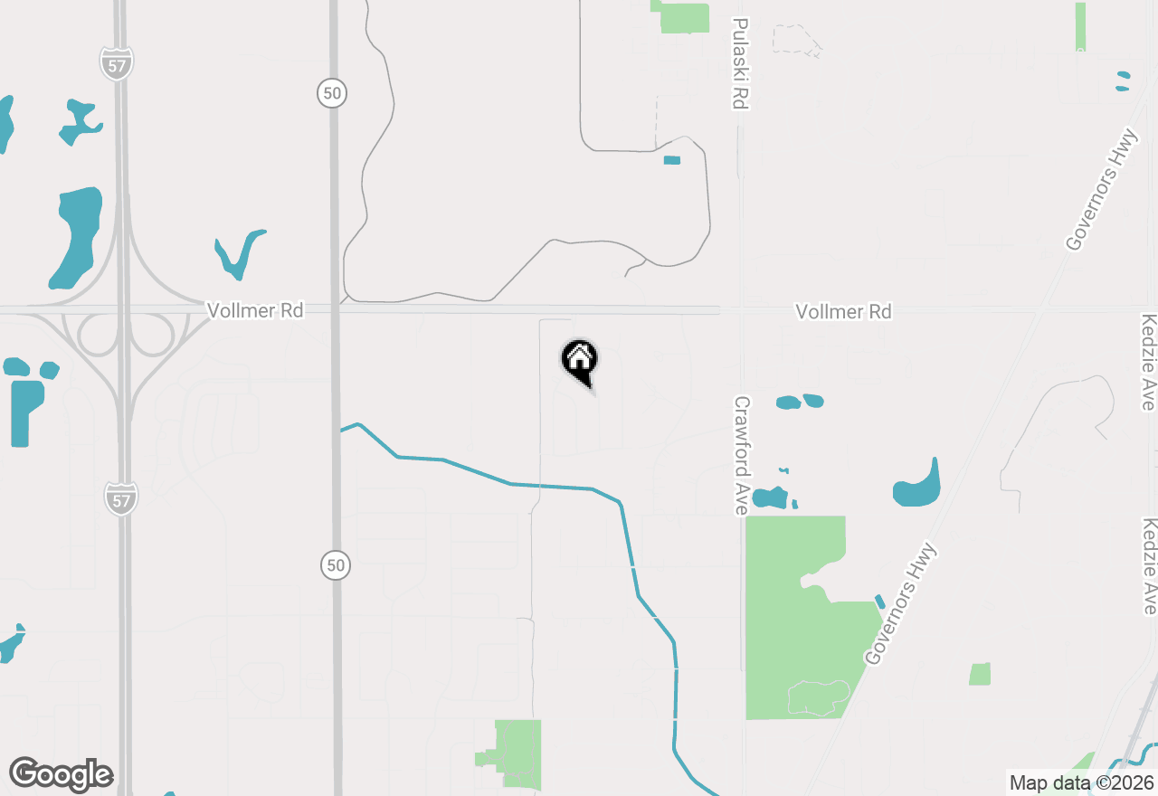 Map of 117 Stonebrook Avenue, Matteson, IL 60443