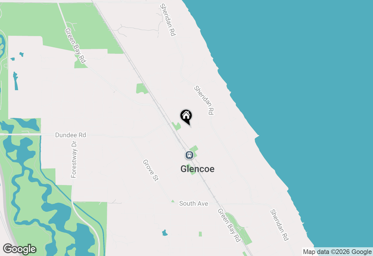 Map of 244 Lincoln Drive, Glencoe, IL 60022
