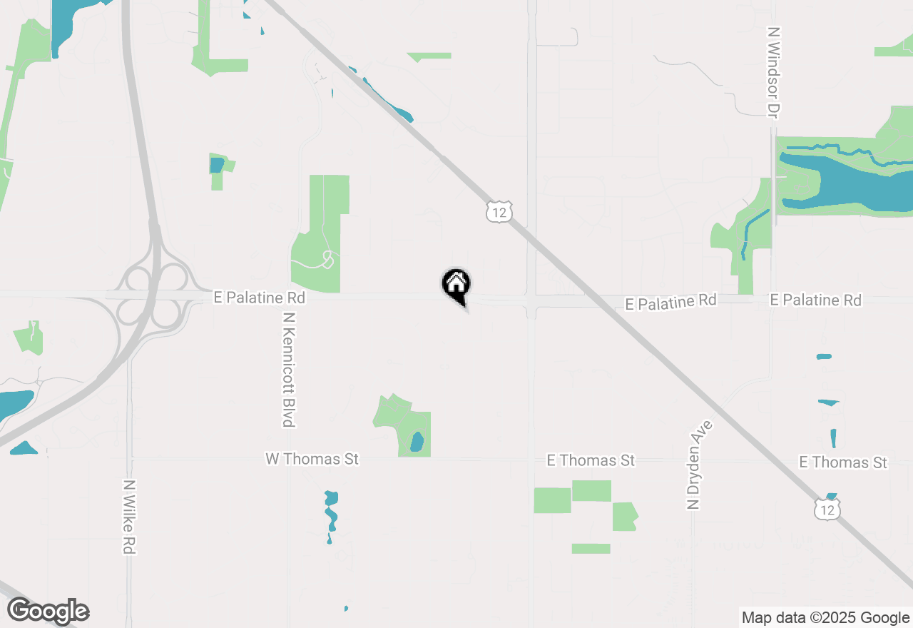 Map of 1826 N Highland Avenue, Arlington Heights, IL 60004