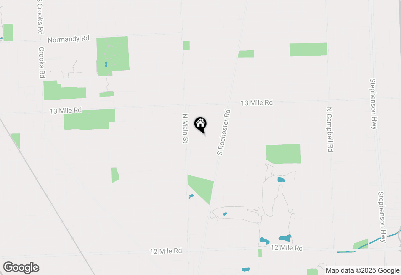 Map of 201 Devillen Avenue, Royal Oak, MI 48073