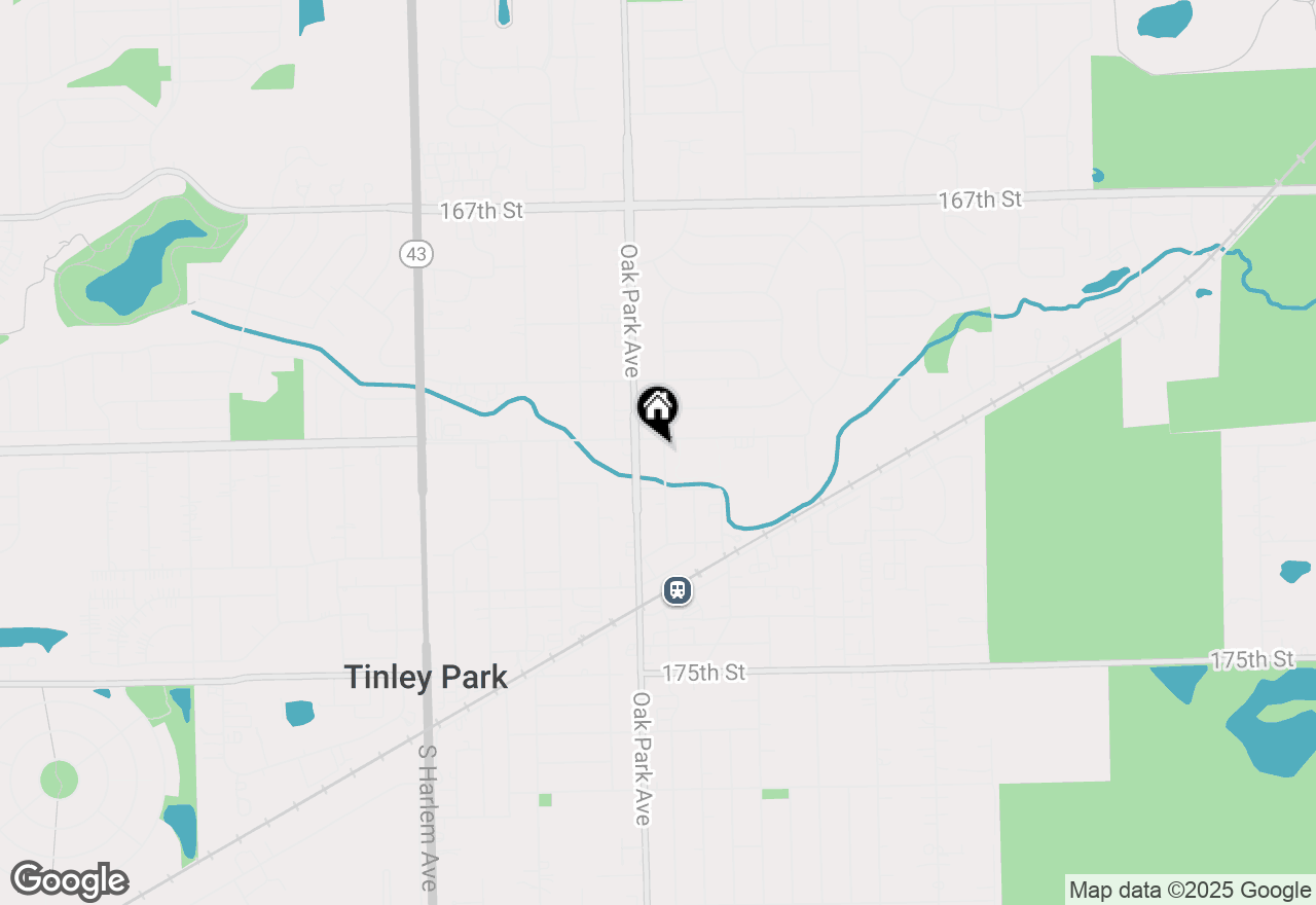 Map of 17112 67th Court, Tinley Park, IL 60477