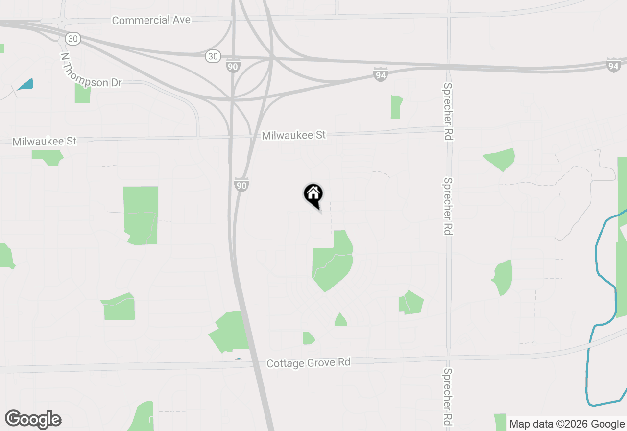 Map of 403 Milky Way, Madison, WI 53718