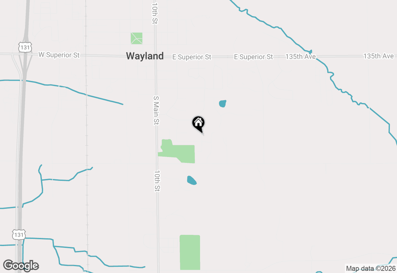 Map of 342 Lotz Court, Wayland, MI 49348