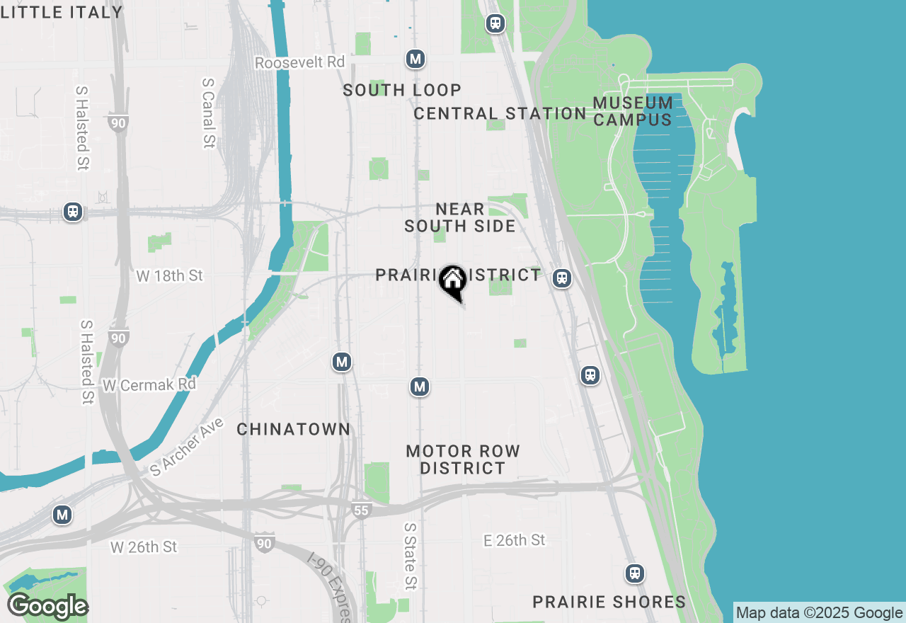 Map of 1918 S Michigan Avenue #305, Chicago, IL 60616