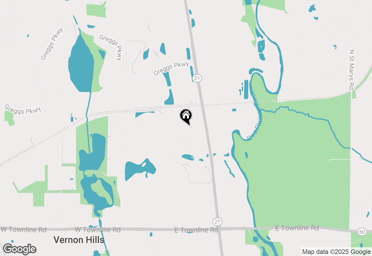 Map of 644 Insull Drive, Vernon Hills, IL 60061