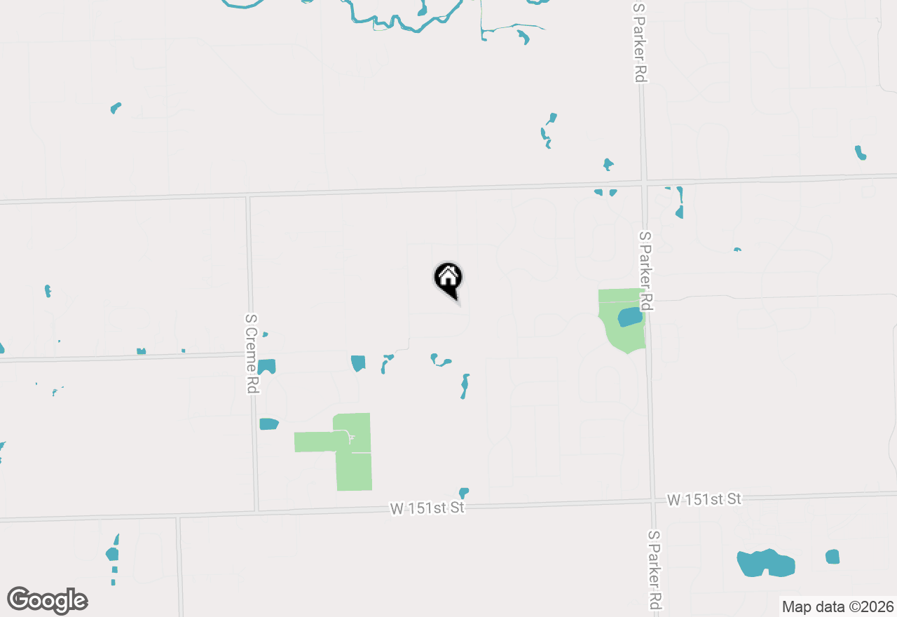 Map of 14100 W Anne K Drive, Homer Glen, IL 60491