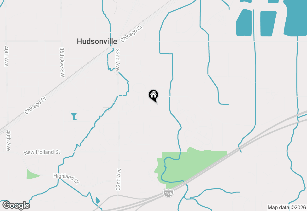 Map of 2844 Beechridge Drive, Hudsonville, MI 49426
