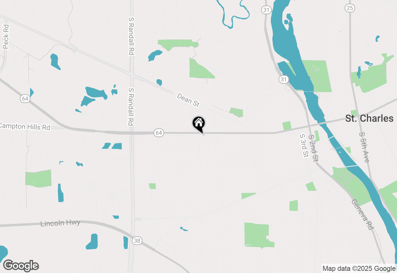 Map of 1309 W Main Street, St. Charles, IL 60174