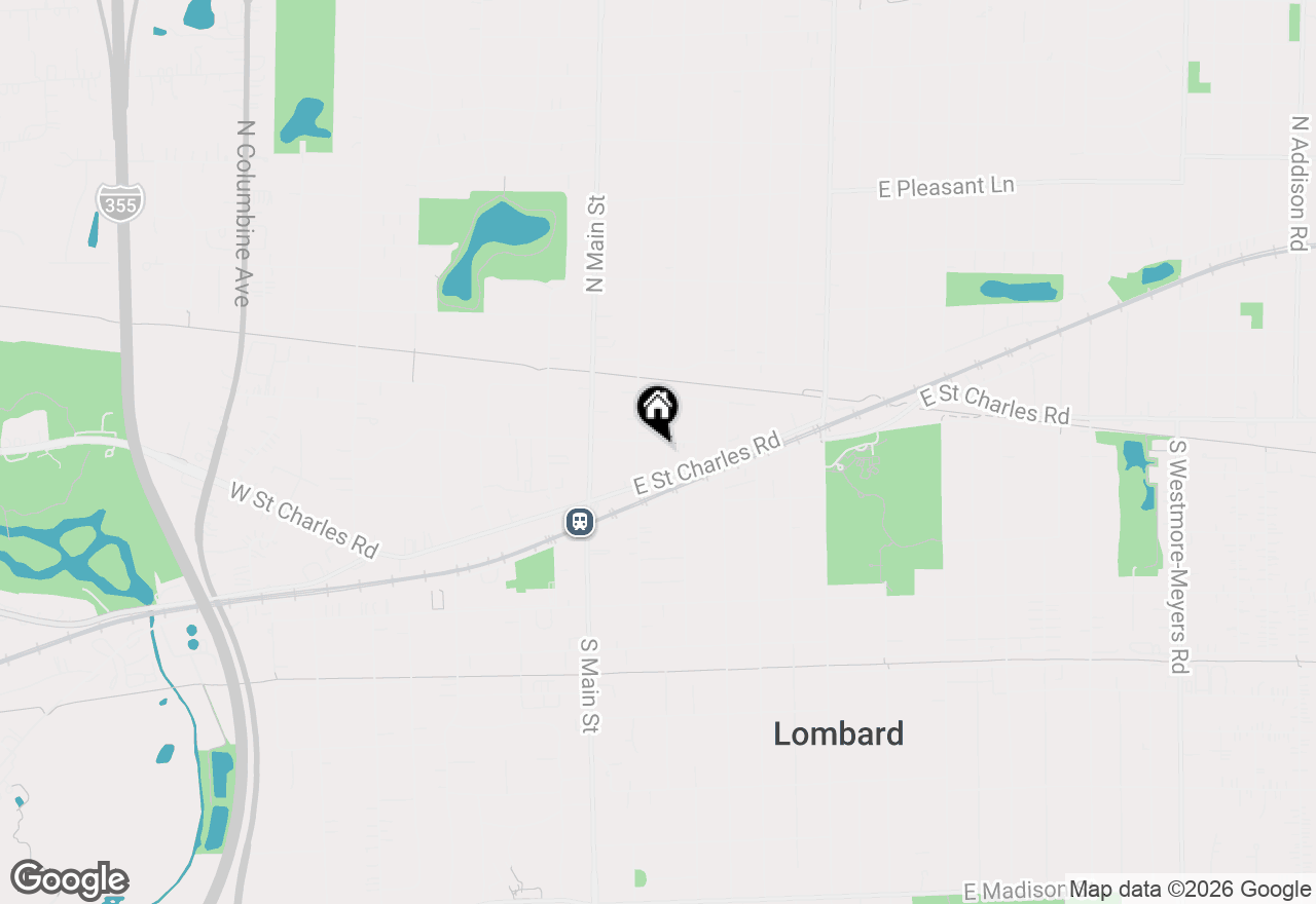 Map of 20 N Garfield Street #4, Lombard, IL 60148