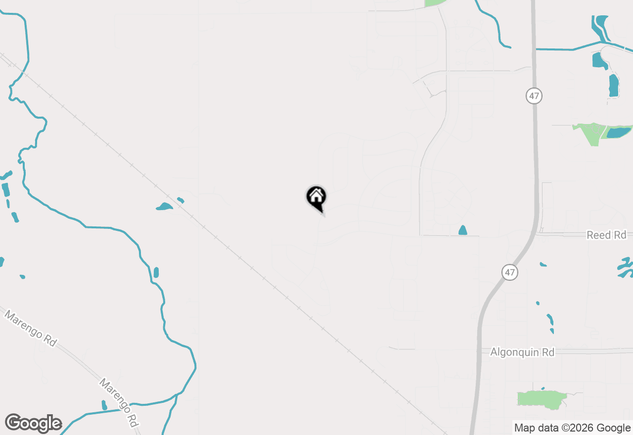 Map of 12530 Garlieb Drive, Huntley, IL 60142