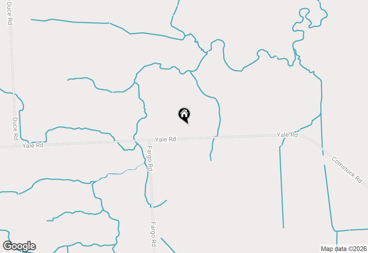 Map of 7864 Yale Road, Greenwood, MI 48006