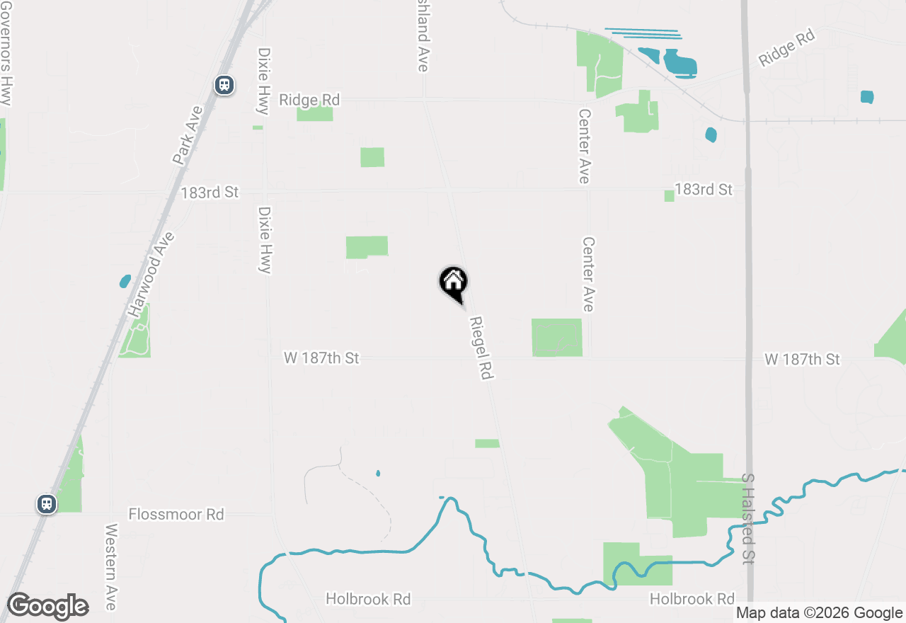 Map of 1522 186th Street, Homewood, IL 60430