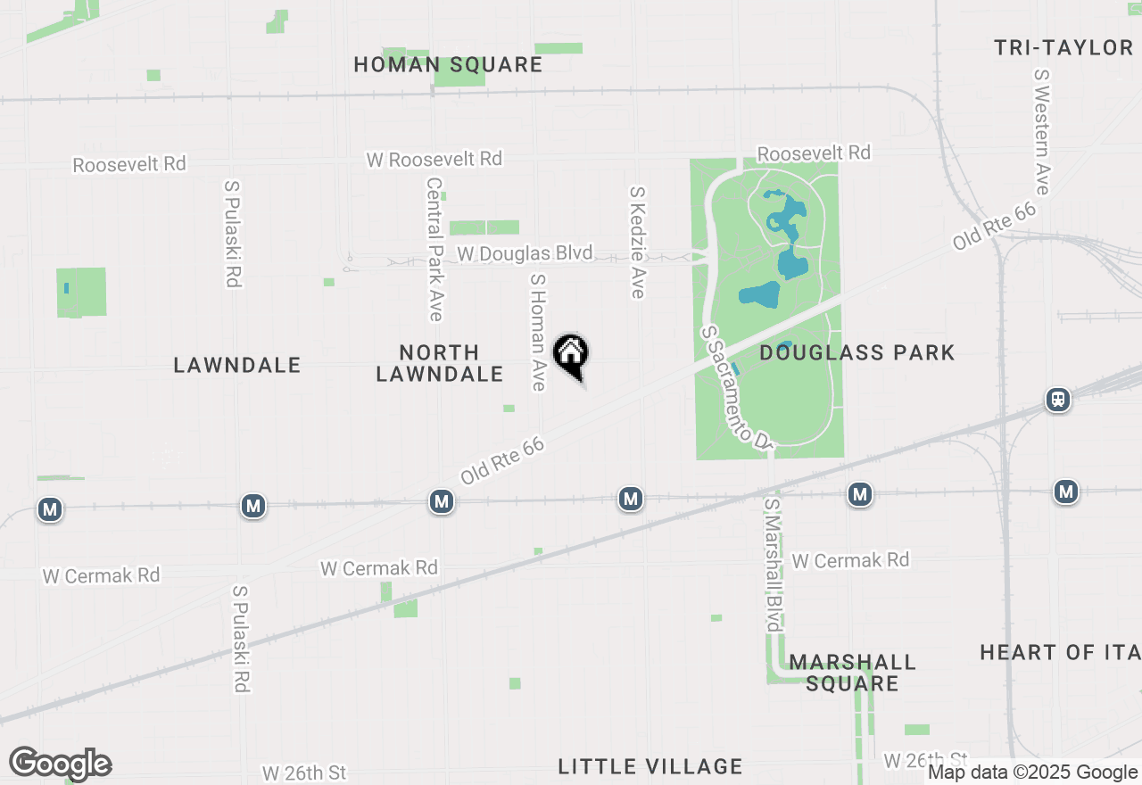 Map of 1635 S Christiana Avenue, Chicago, IL 60623