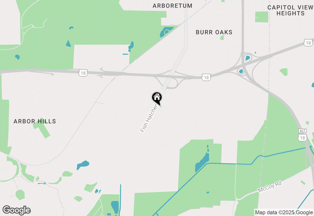 Map of 2817 Fish Hatchery Road, Fitchburg, WI 53713