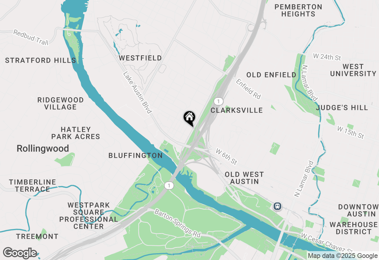 Map of 615 Upson St #106, Austin, TX 78703