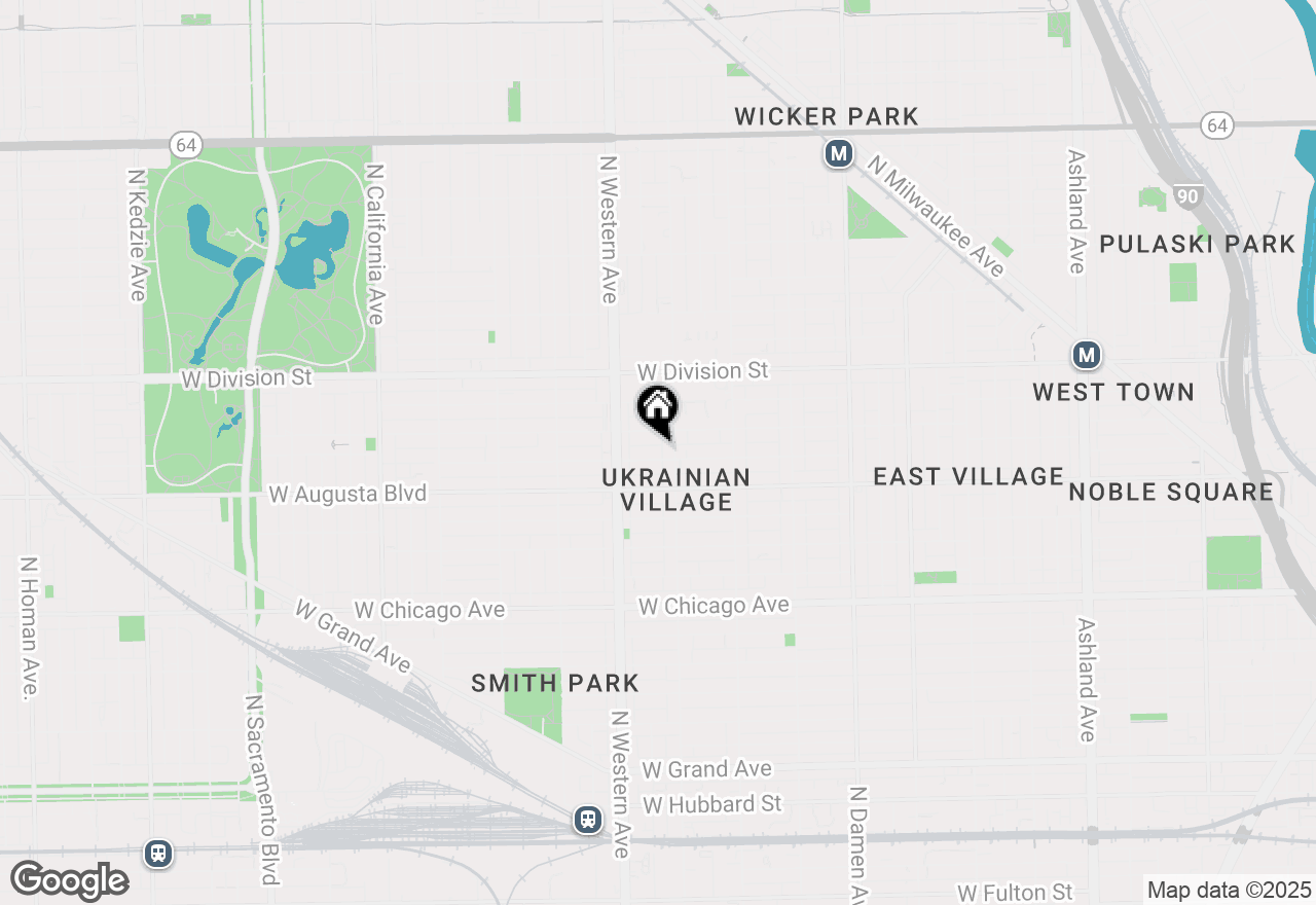 Map of 2316 W Cortez Street #G, Chicago, IL 60622