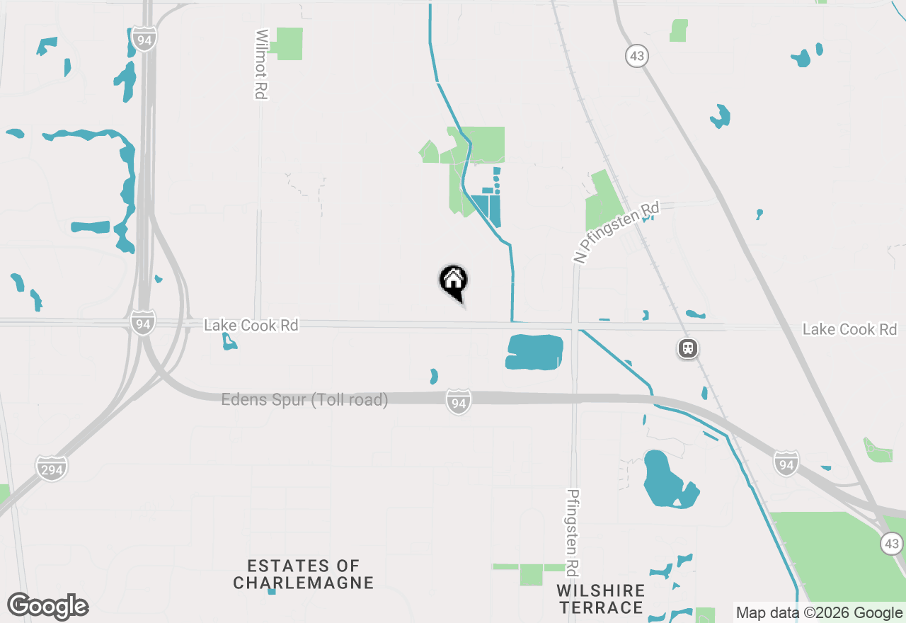 Map of 1119 Country Lane, Deerfield, IL 60015