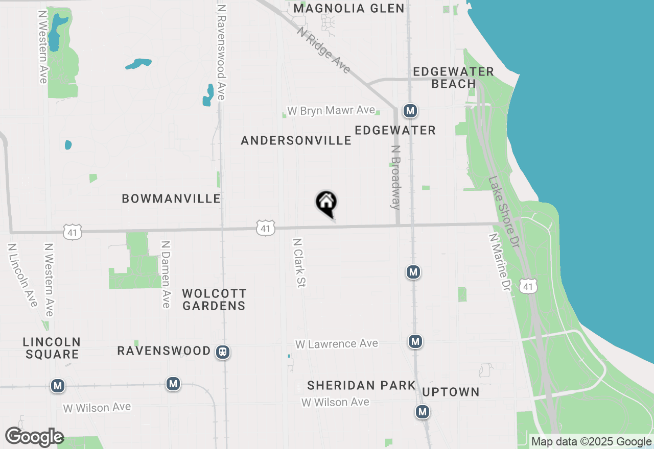 Map of 1426 W Foster Avenue, Chicago, IL 60640