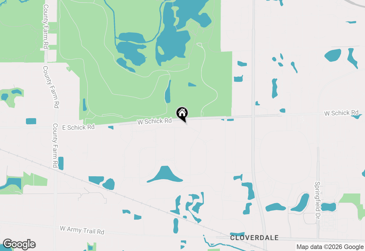 Map of 497 Widgeon Lane, Bloomingdale, IL 60108