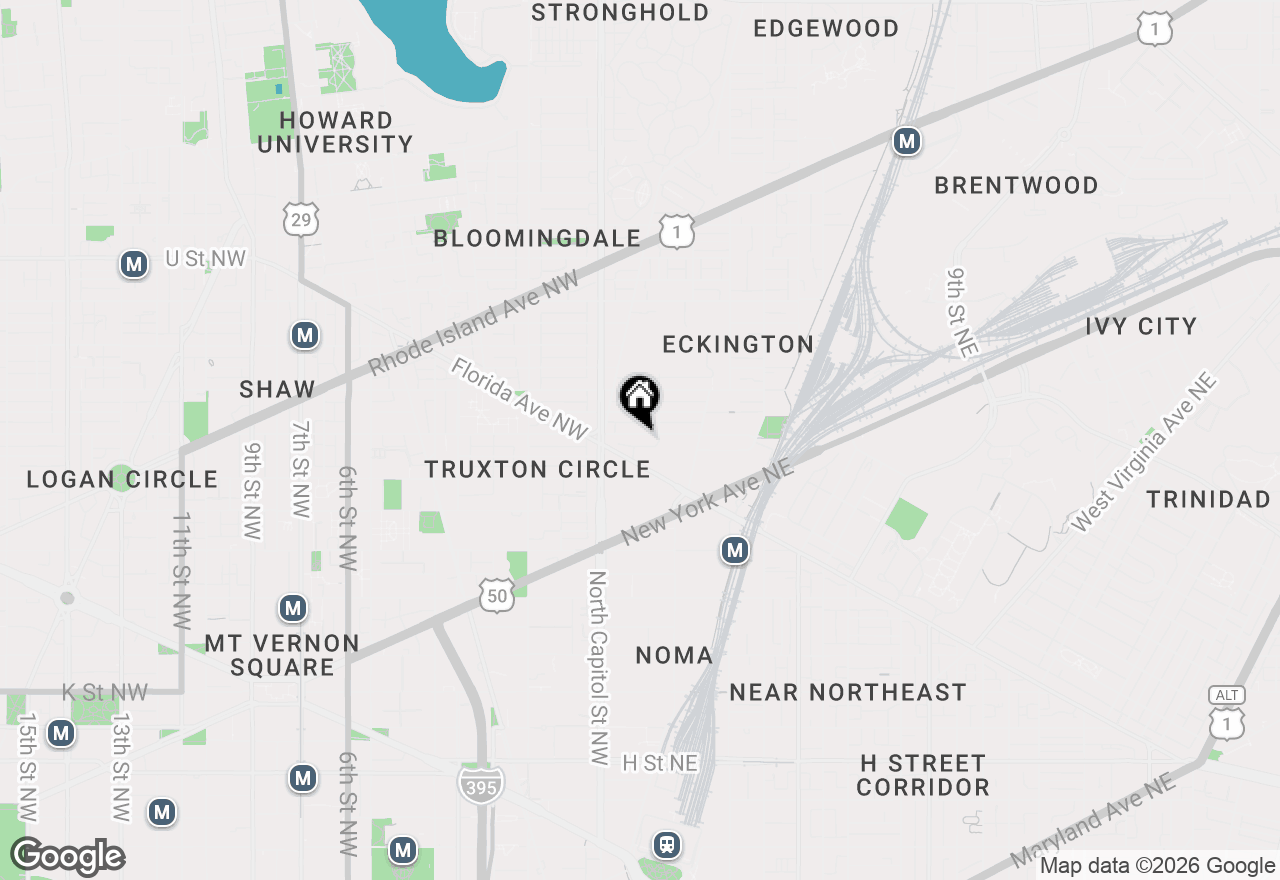 Map of 41 Q Street Ne #2, Washington, DC 20002