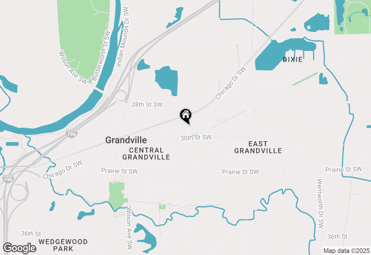 Map of 3631 Crystal Street Sw, Grandville, MI 49418