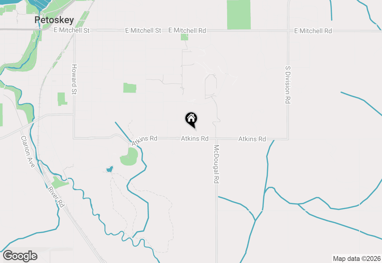 Map of 1515 Atkins Road, Petoskey, MI 49770