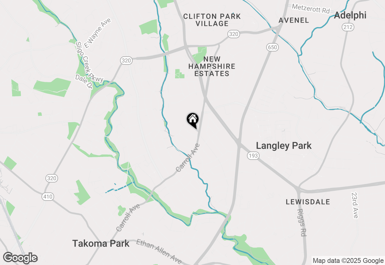 Map of 8107 Chester Street, Takoma Park, MD 20912