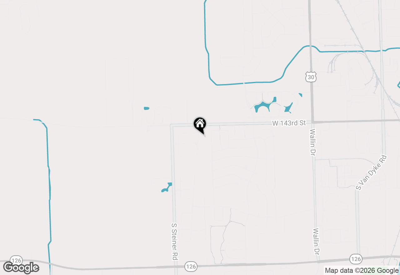 Map of 14341 S Charlton Place, Plainfield, IL 60544