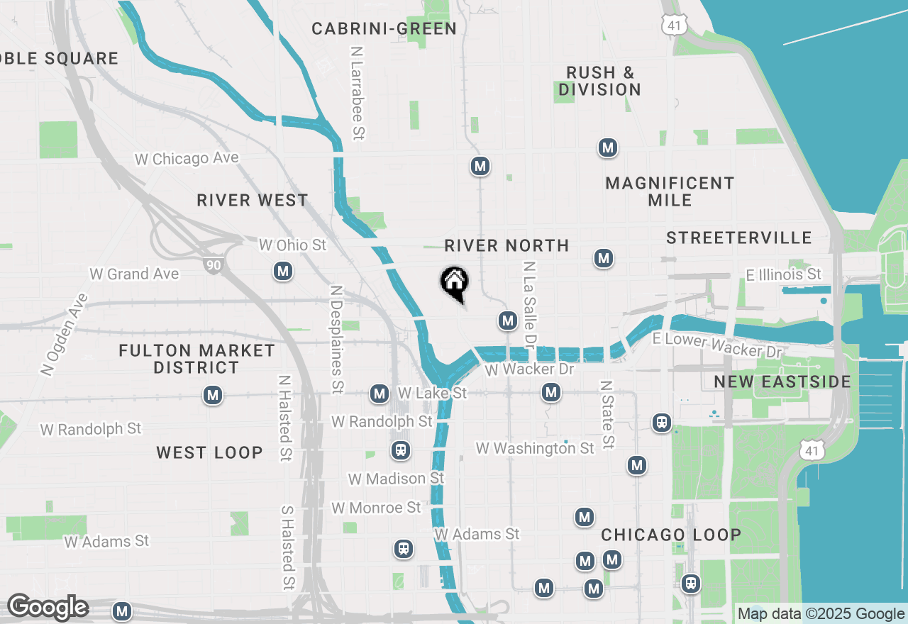 Map of 400 N Orleans Street #5E, Chicago, IL 60654