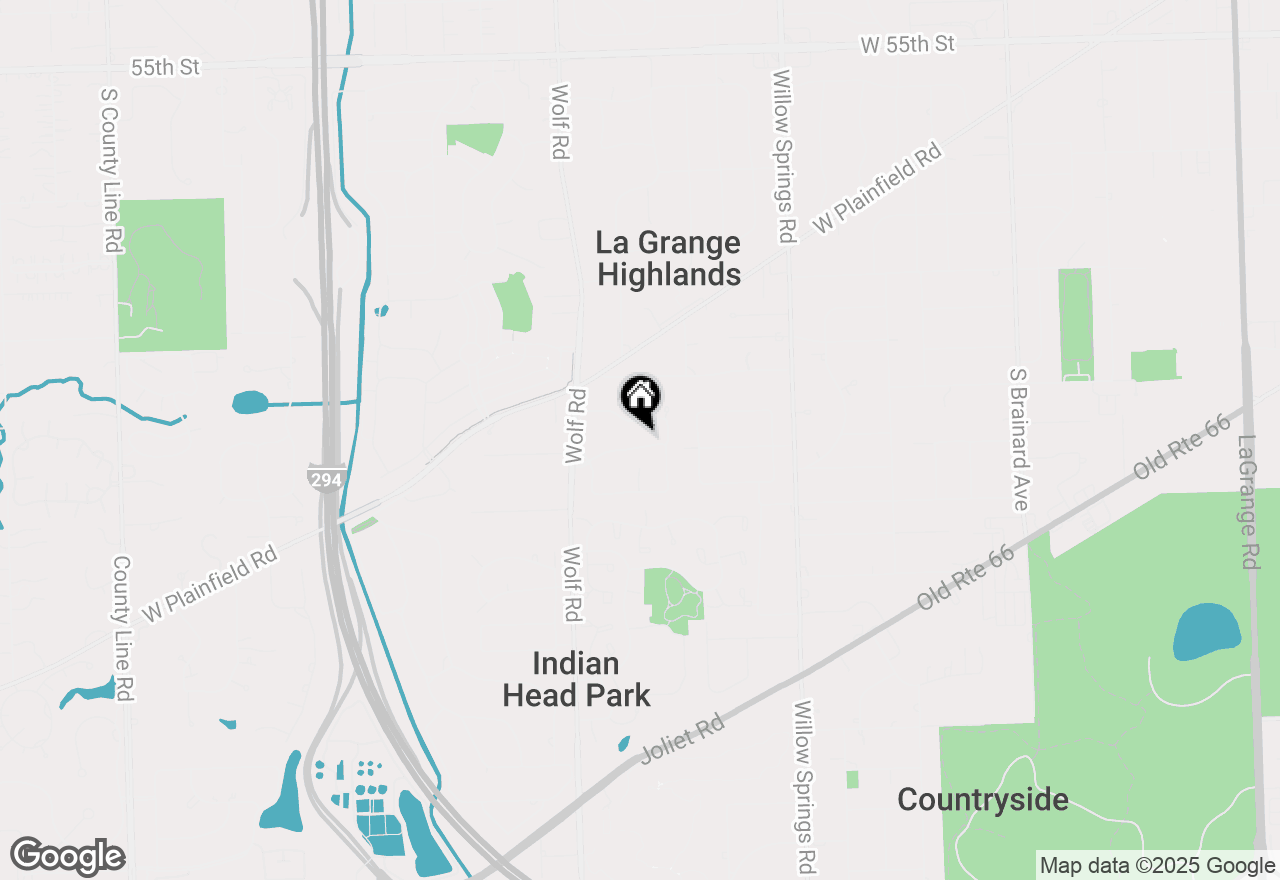 Map of 11060 Ashbrook Lane, Indian Head Park, IL 60525