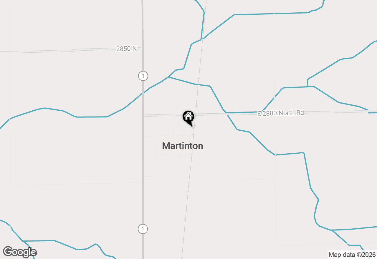 Map of 105 Seiler Street, Martinton, IL 60951