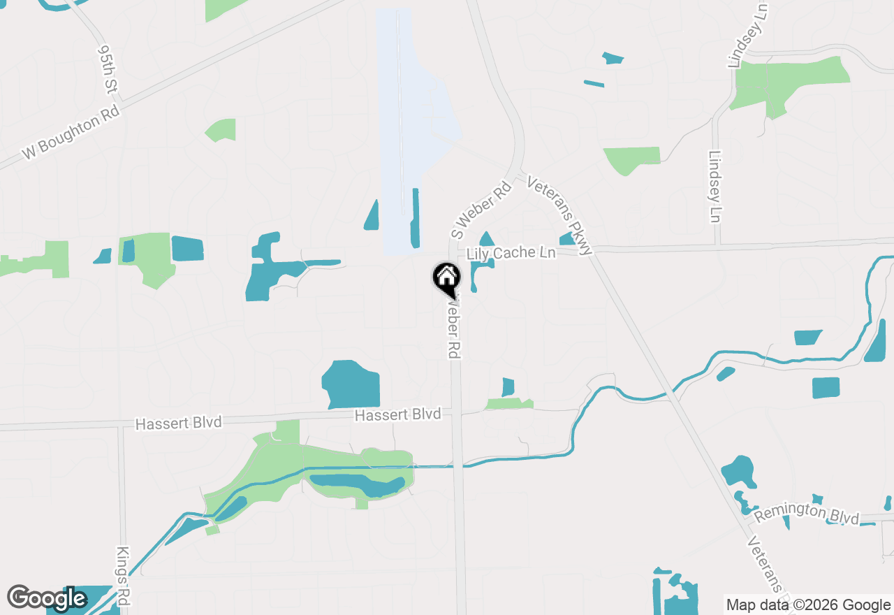Map of 307 Inner Circle Drive, Bolingbrook, IL 60490