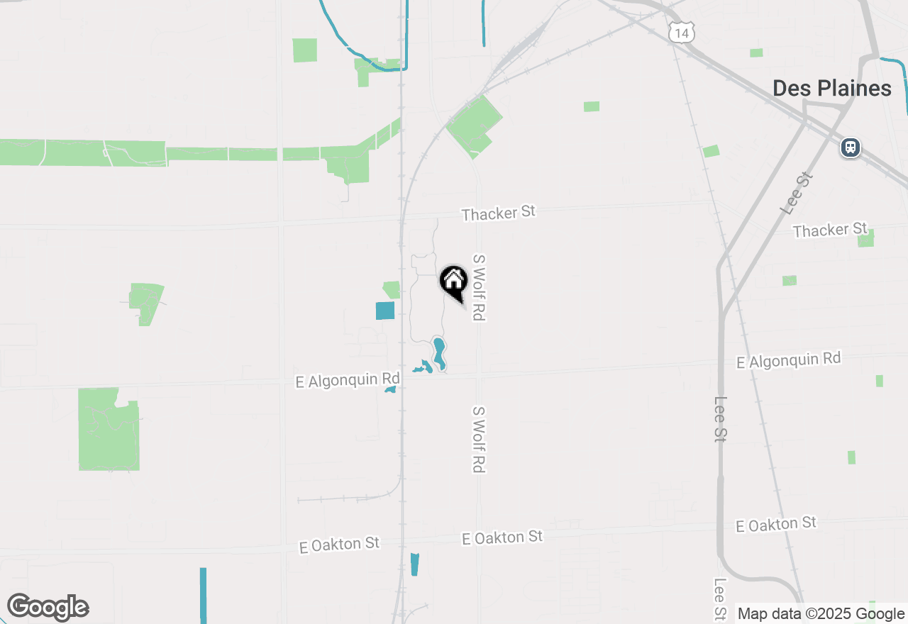 Map of 1052 Alfini Drive, Des Plaines, IL 60016