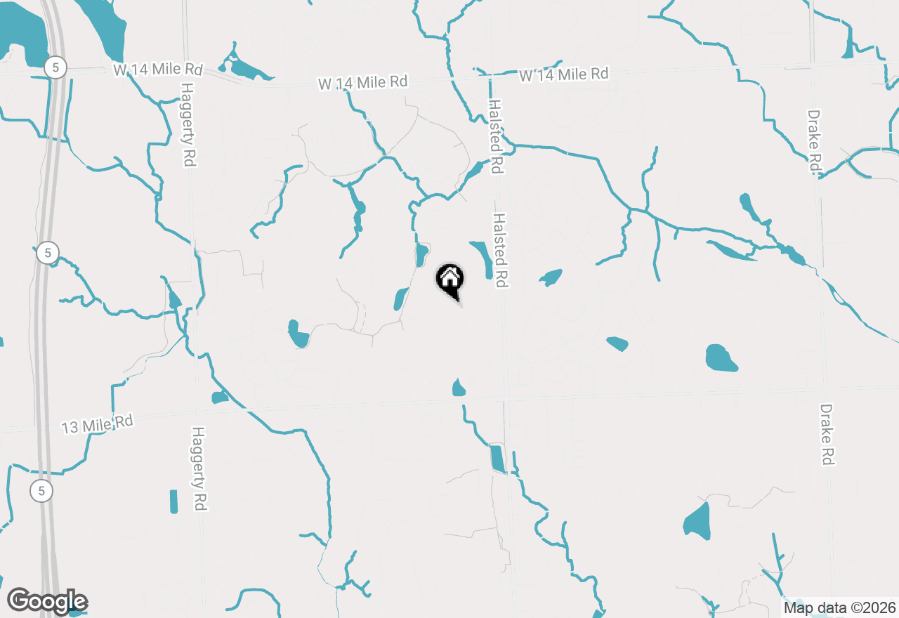 Map of 30244 Southampton Lane, Farmington Hills, MI 48331