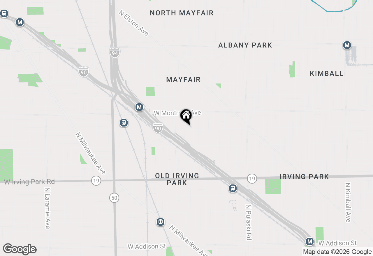 Map of 4303 N Lowell Avenue, Chicago, IL 60641