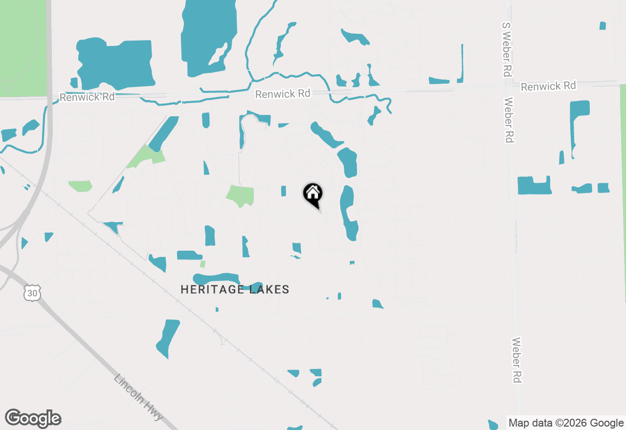 Map of 16340 Crescent Lake Drive, Crest Hill, IL 60403