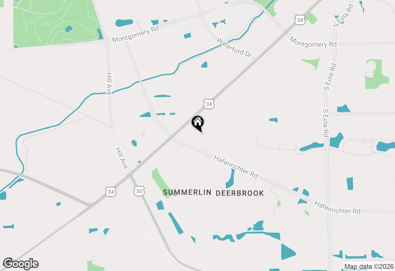 Map of 1740 Stable Lane, Aurora, IL 60503