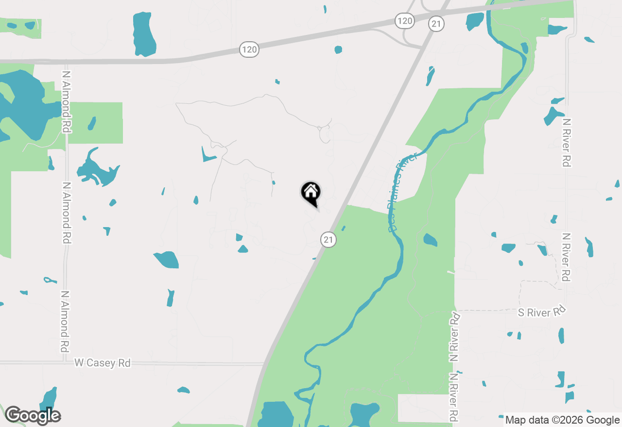 Map of 6410 Locust Lane, Libertyville, IL 60048