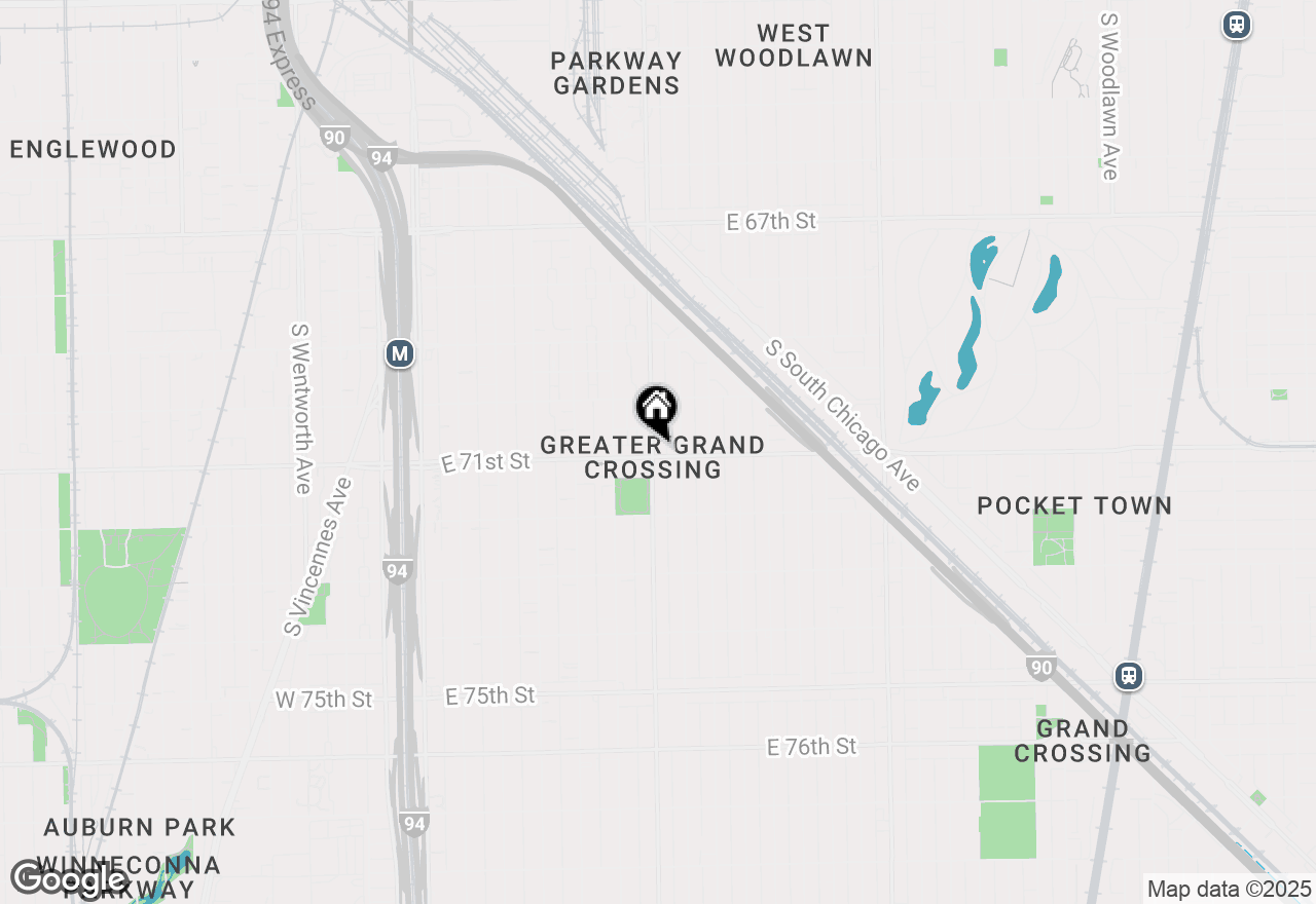 Map of 400 E 71st Street, Chicago, IL 60619